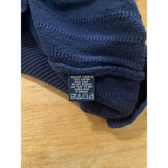 Hathaway Sport Mens Brunswick Crewneck 100%cotton Navy Blue Sweater Sz XXL - Picture 7 of 7